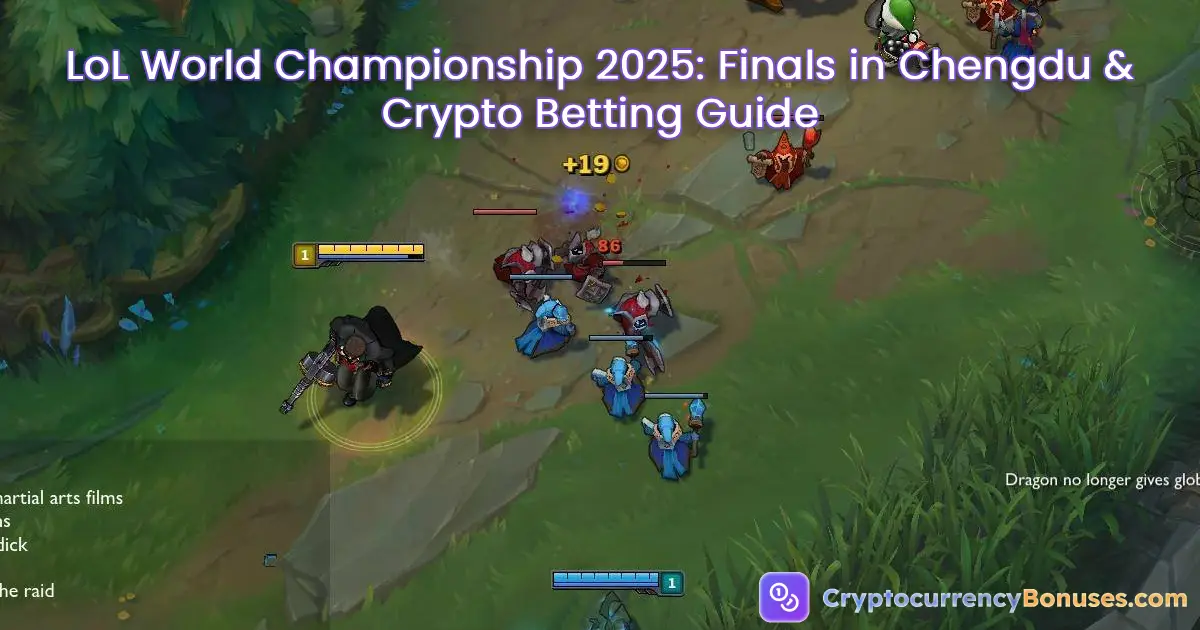 LoL World Championship 2025: Finals in Chengdu & Crypto Betting Guide