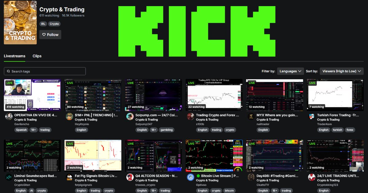 Kick.com in 2025 – The New Streaming Hub for Crypto, Gambling & Gaming